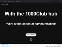Tablet Screenshot of 1000club.net